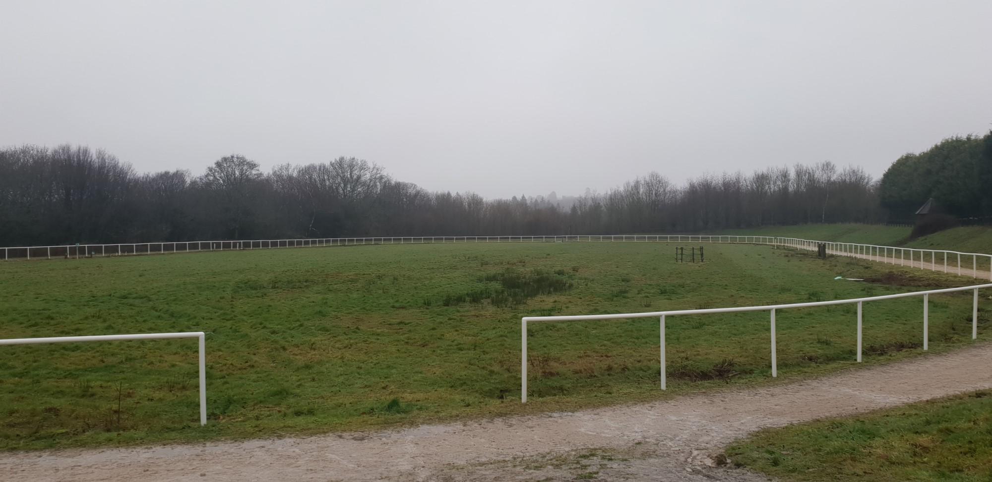 after installation of gallop rail